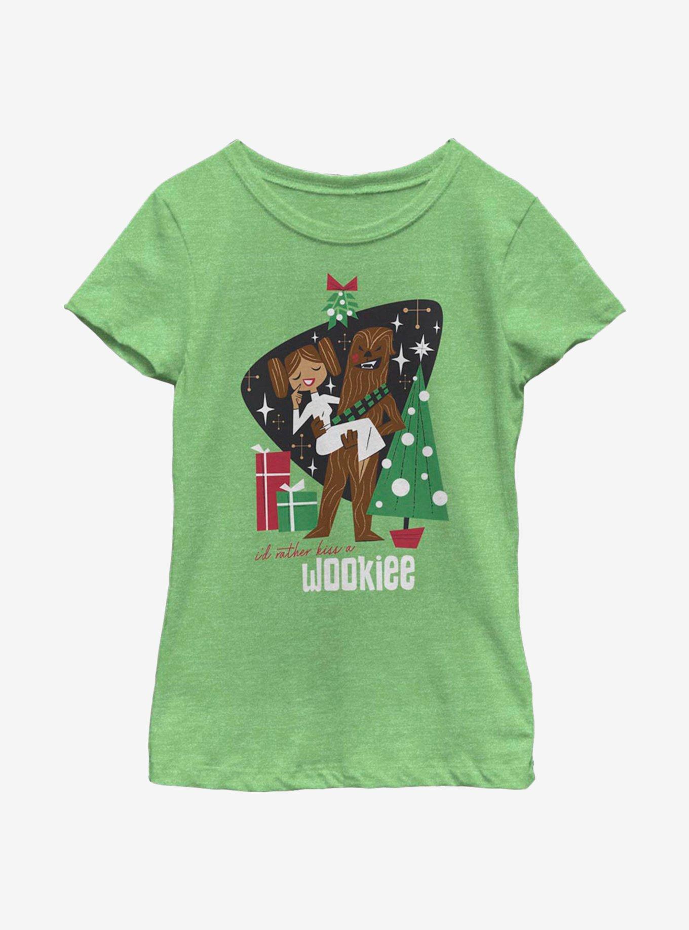 Star Wars Kiss A Wookiee Youth Girls T-Shirt, , hi-res