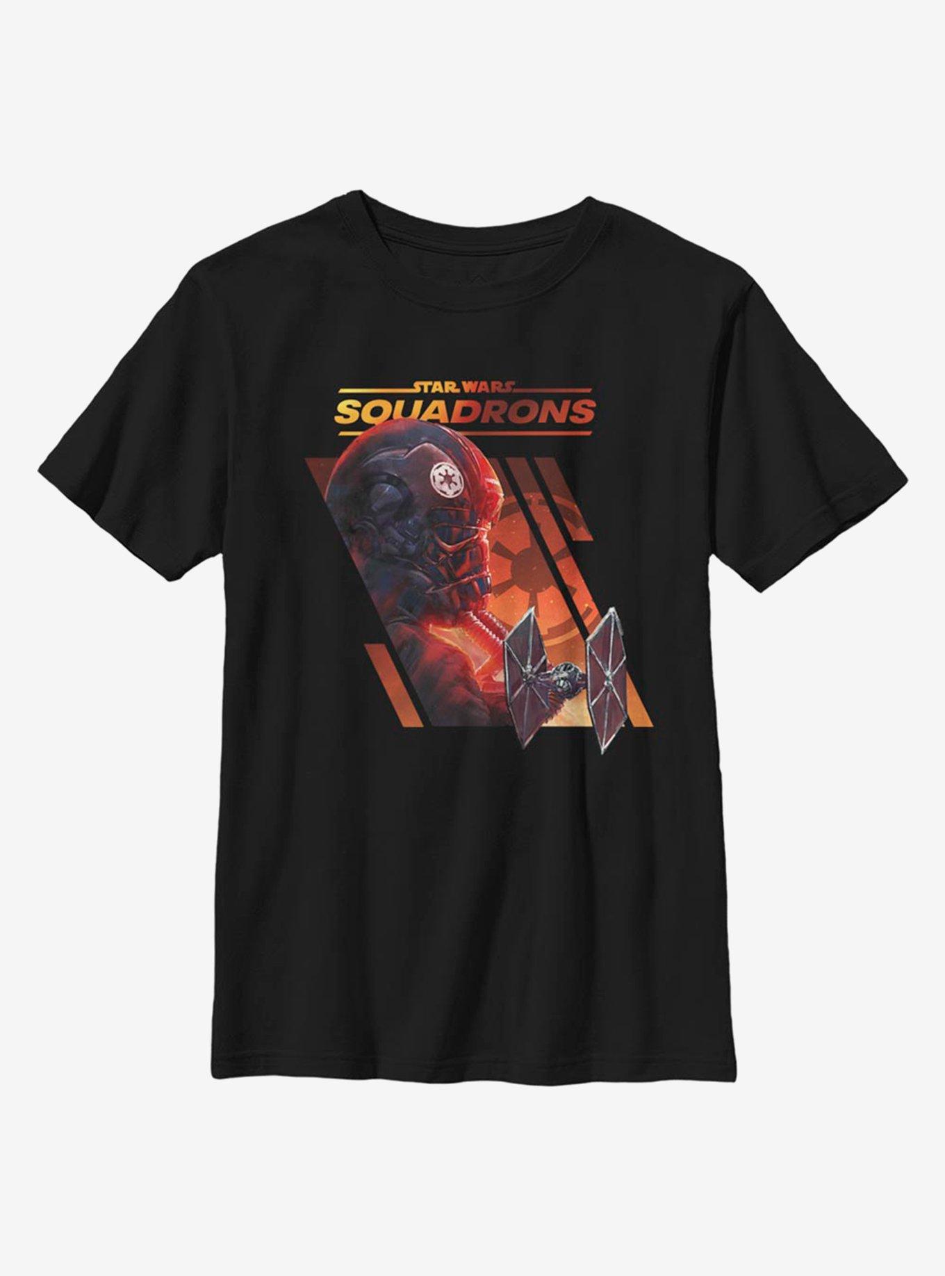 Star Wars Squadron Empire Youth T-Shirt, BLACK, hi-res