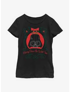 Star Wars Merry Force Be With You Darth Vader Youth Girls T-Shirt, , hi-res