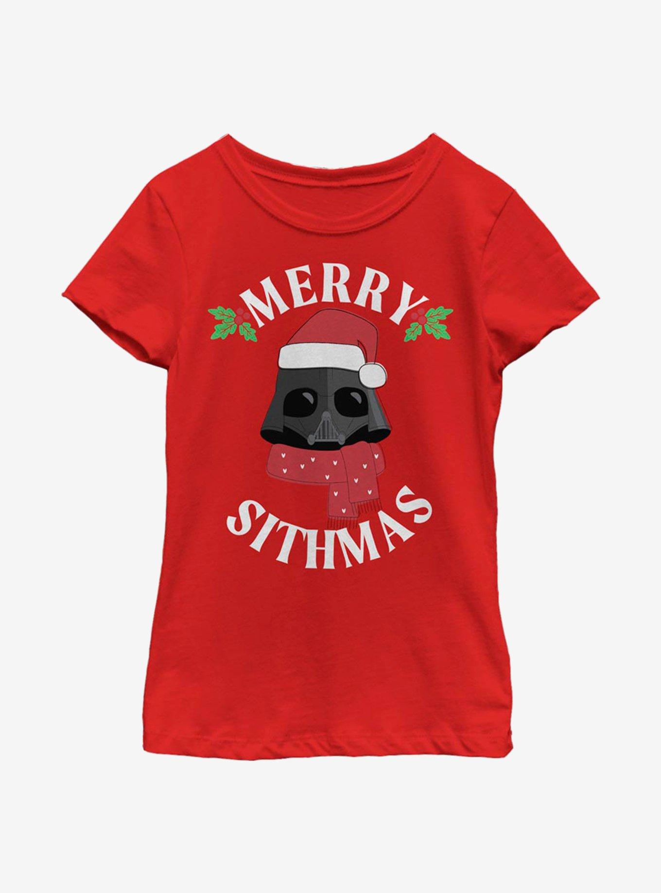 Star Wars Merry Sithmas Youth Girls T-Shirt, , hi-res