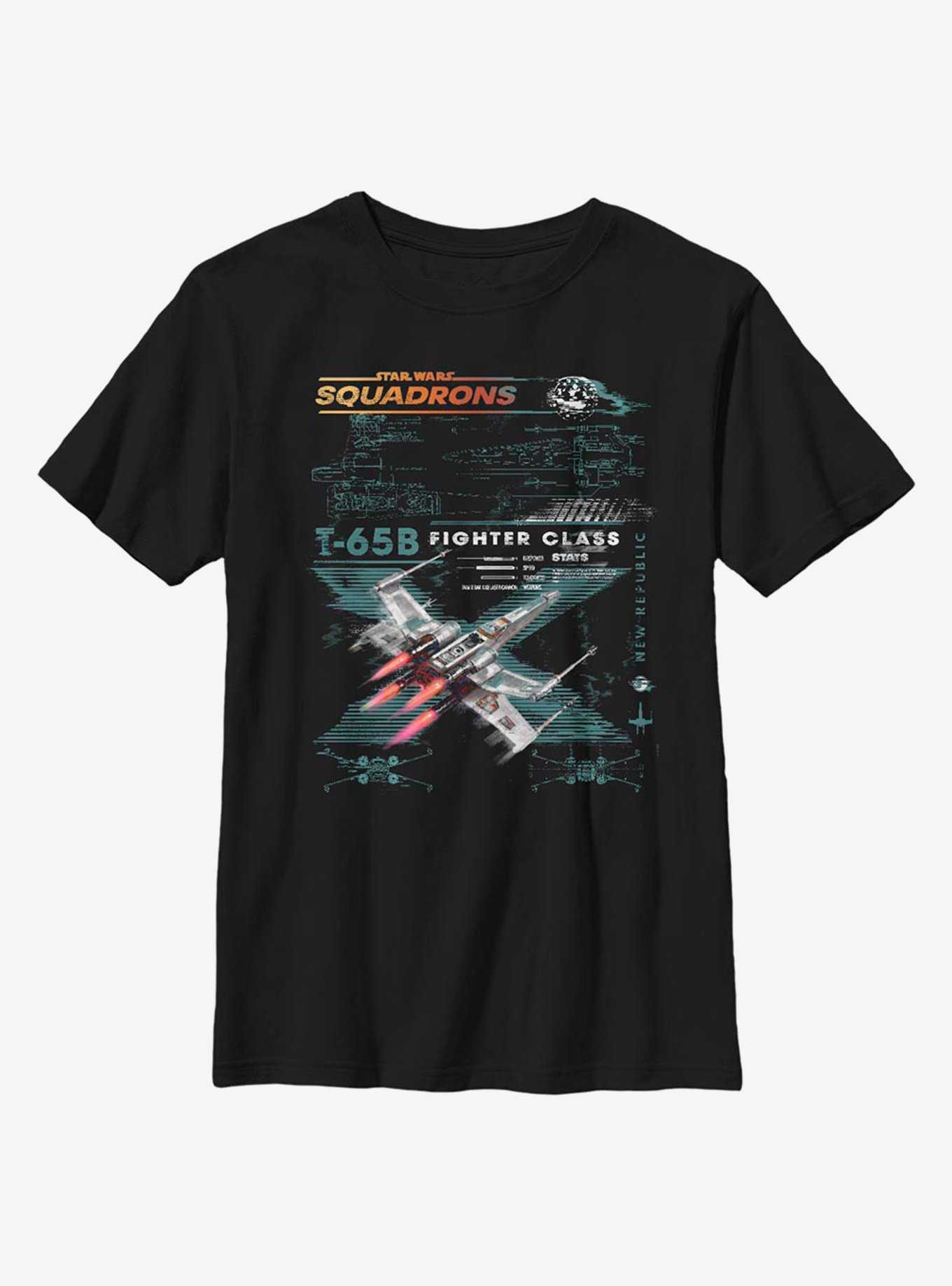 Star Wars X-Wing Squad Scheme Youth T-Shirt, , hi-res