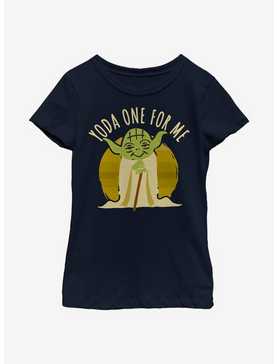 Star Wars Yoda One For Me Circle Youth Girls T-Shirt, , hi-res