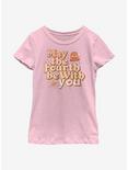 Star Wars May The Fourth Be With You Vintage Youth Girls T-Shirt, PINK, hi-res