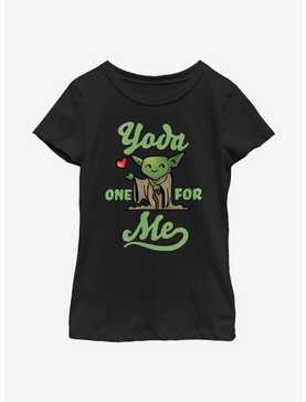 Star Wars Yoda One For Me Tiny Heart Youth Girls T-Shirt, , hi-res