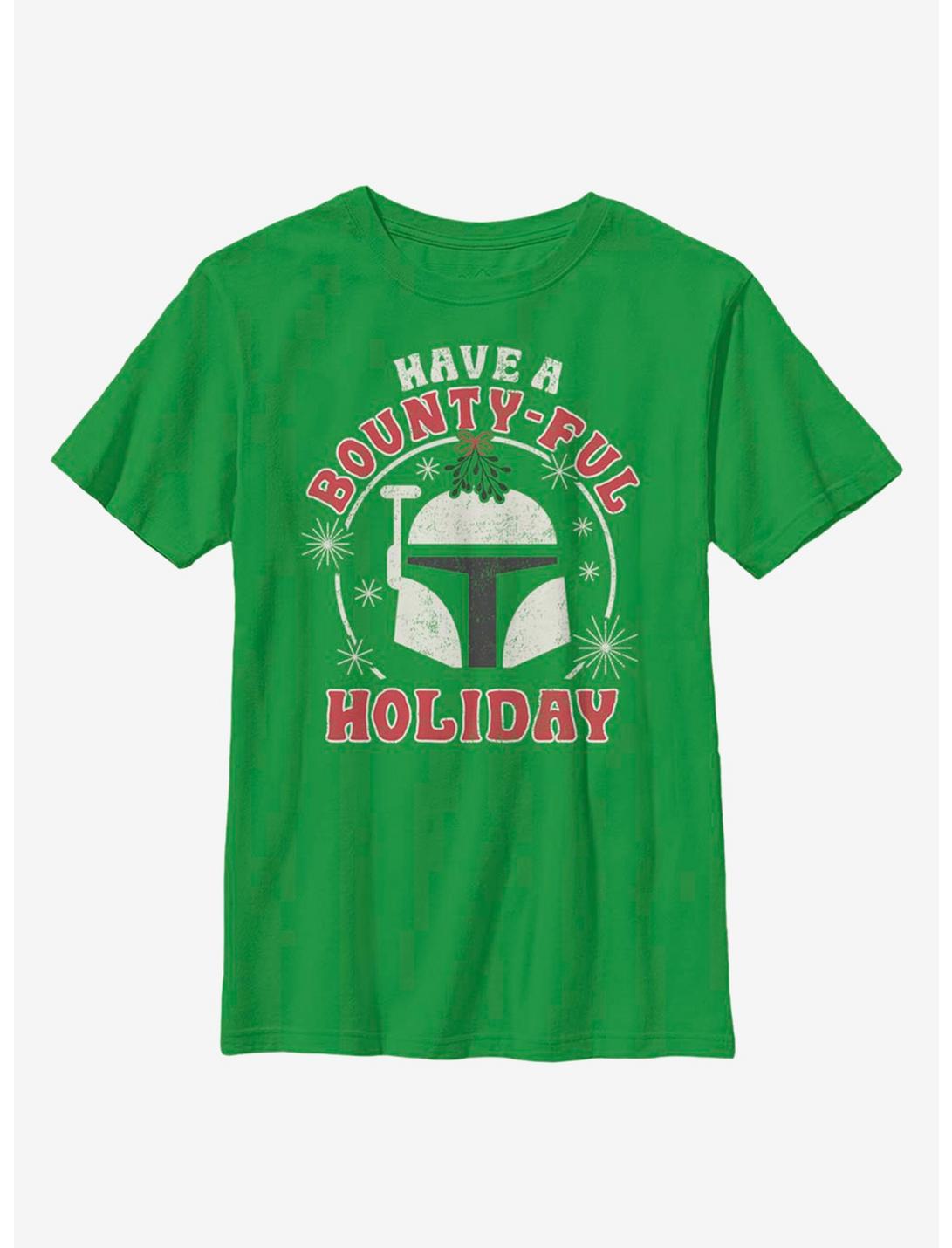 Star Wars Have A Bounty-Ful Holiday Cute Youth T-Shirt, KELLY, hi-res