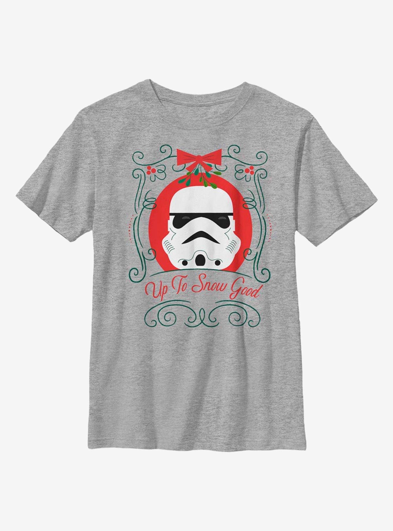 Star Wars Trooper Up To Snow Good Youth T-Shirt, ATH HTR, hi-res