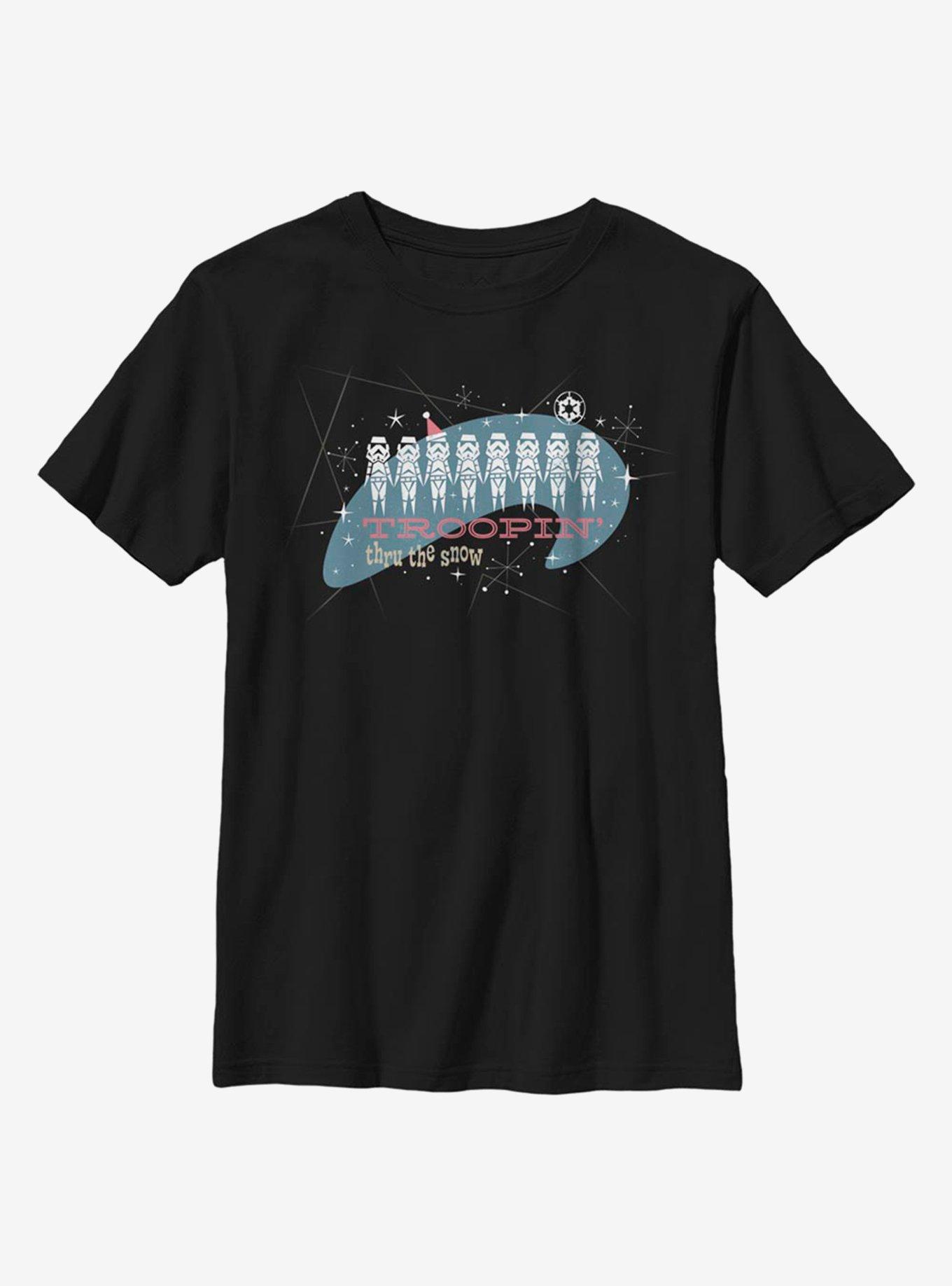 Star Wars Troopin' Thru The Snow Youth T-Shirt, , hi-res