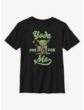 Star Wars Yoda One For Me Tiny Heart Youth T-Shirt, , hi-res