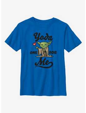 Star Wars One For Me Yoda Heart Youth T-Shirt, , hi-res