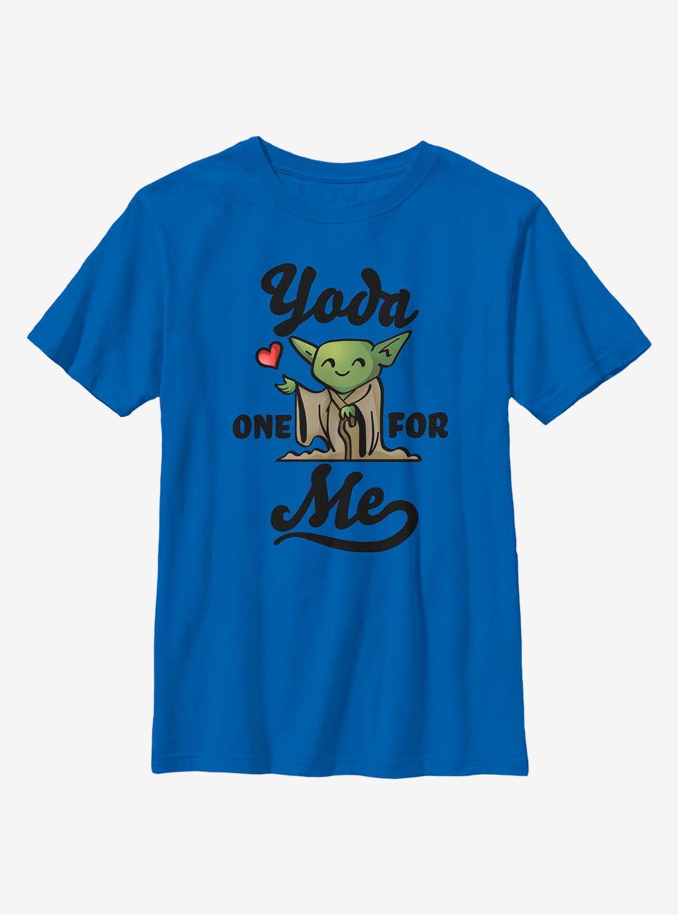 Star Wars One For Me Yoda Heart Youth T-Shirt, , hi-res