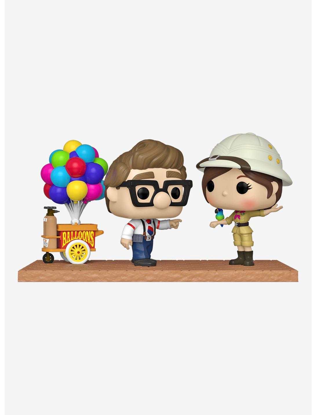 Funko Pop! Moment Disney Pixar Up Carl & Ellie with Balloon Cart Vinyl Figures - BoxLunch Exclusive, , hi-res