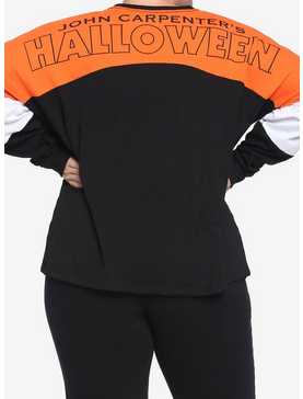 Halloween Michael Myers Color-Block Girls Long-Sleeve T-Shirt Plus Size, , hi-res