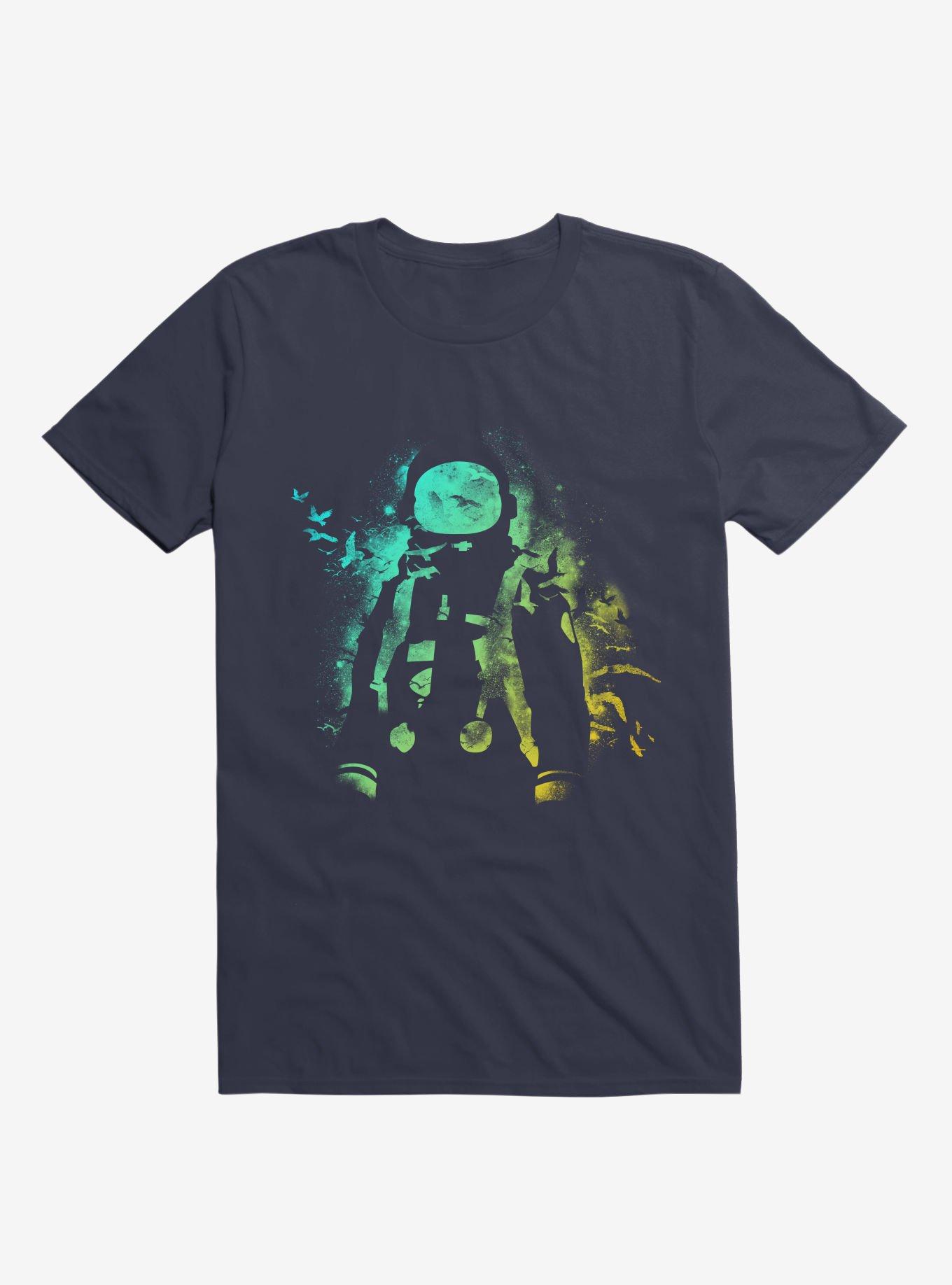 Astronaut Space T-Shirt, NAVY, hi-res