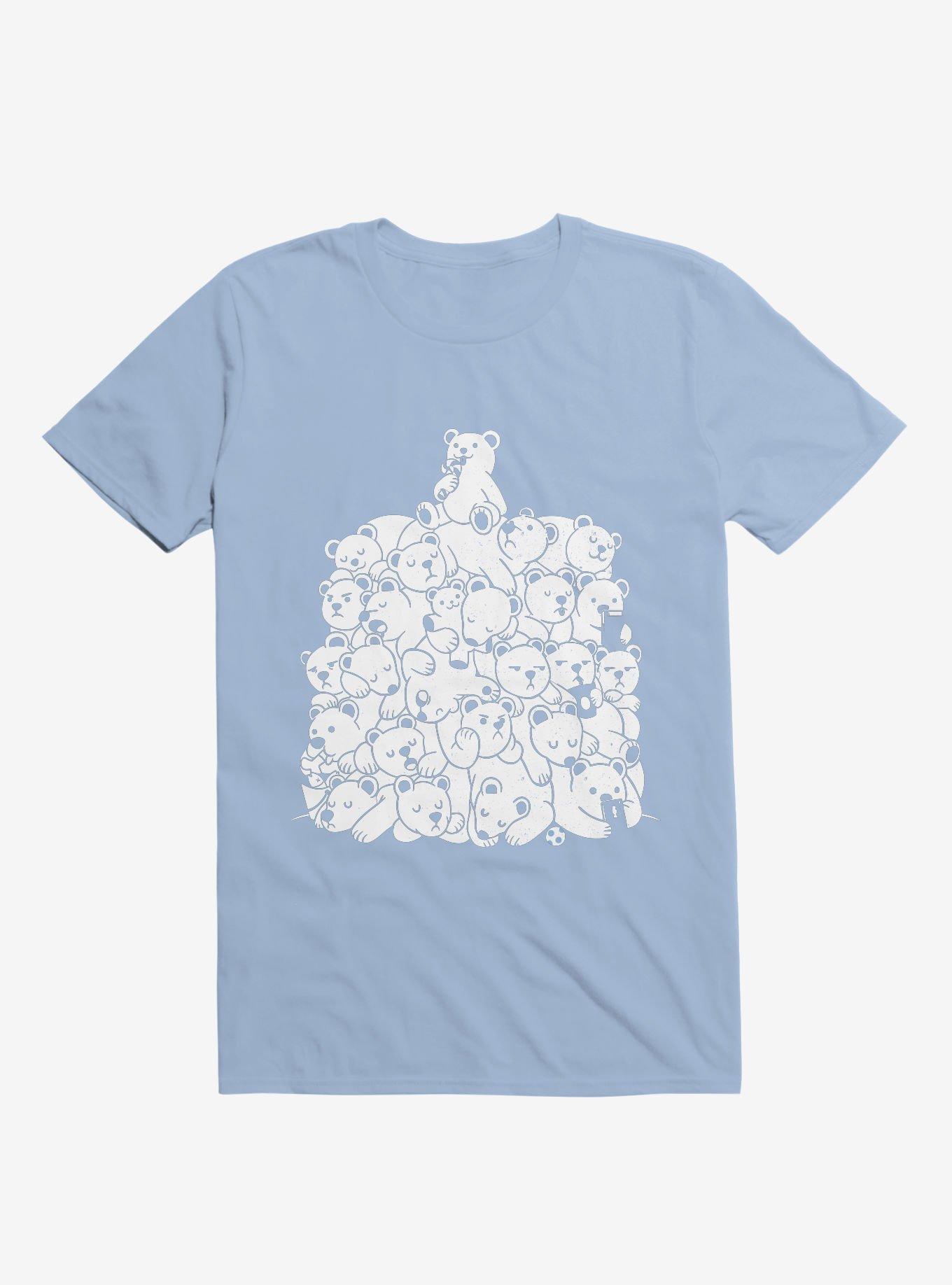 Bears Hibernation T-Shirt, LIGHT BLUE, hi-res