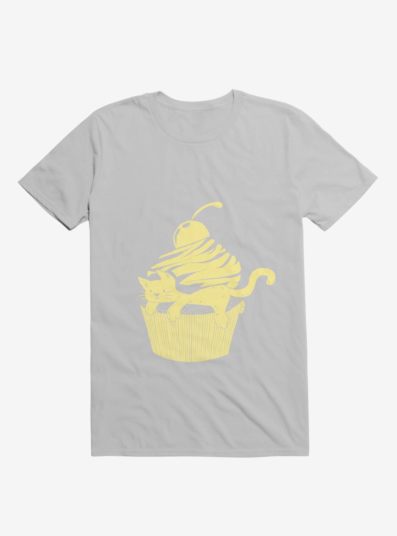 Cupcat Cutecake T-Shirt, ICE GREY, hi-res