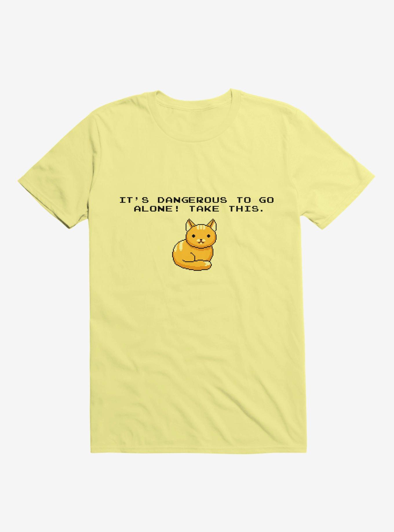 It's Dangerous To Go Alone, Take This! Cat T-Shirt, , hi-res