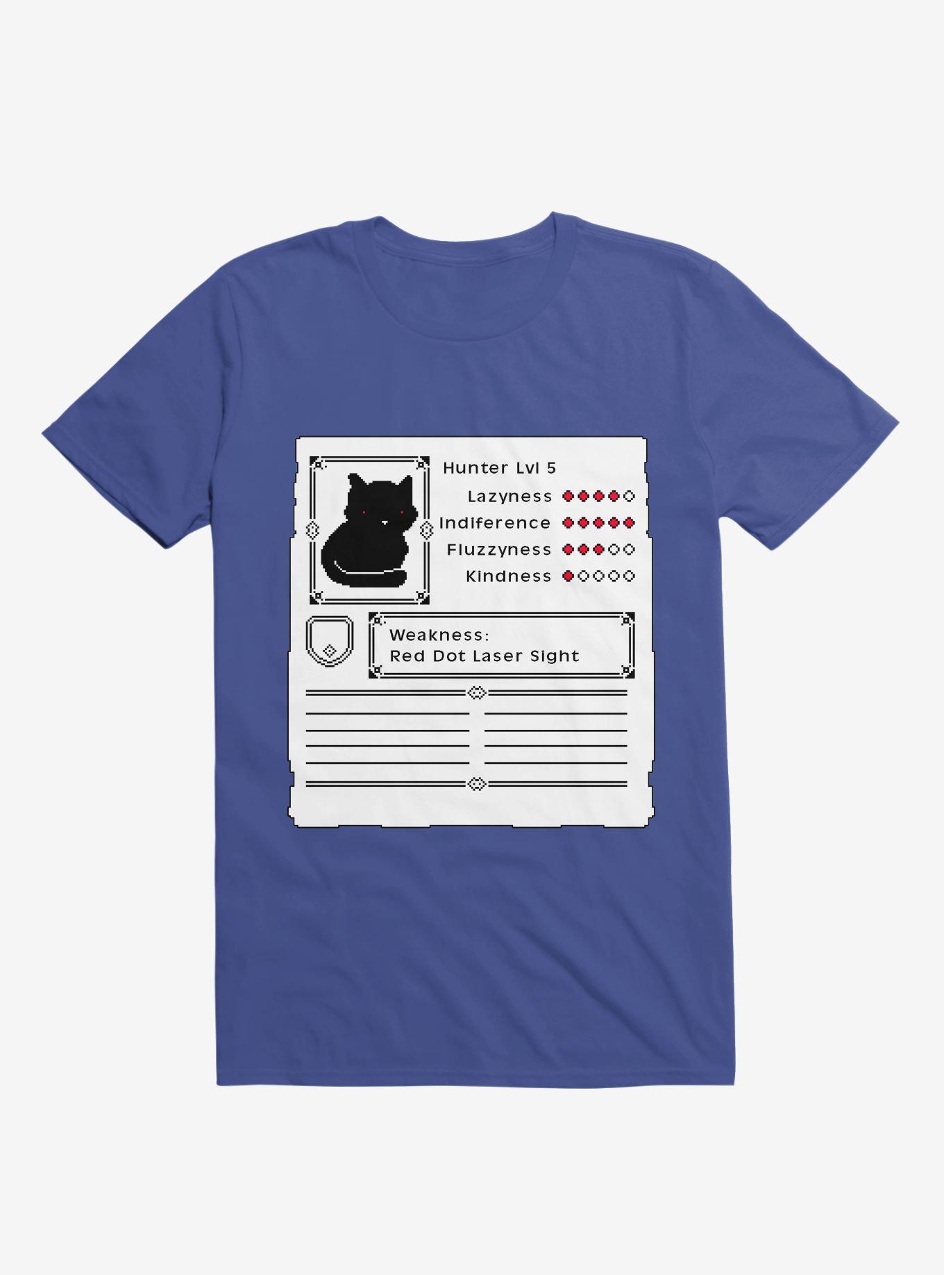RPG Video Game Cat T-Shirt, ROYAL, hi-res