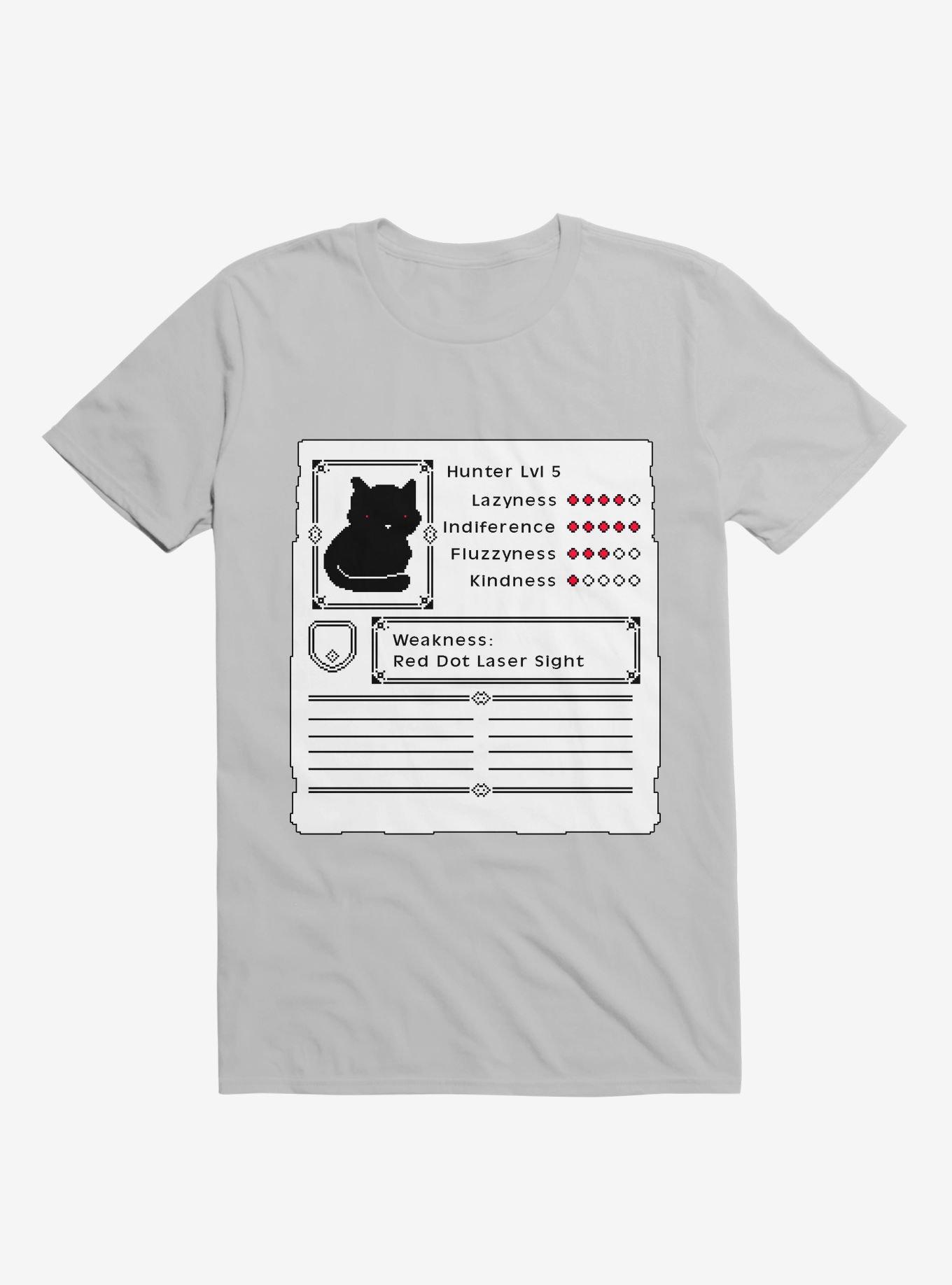 RPG Video Game Cat T-Shirt, ICE GREY, hi-res