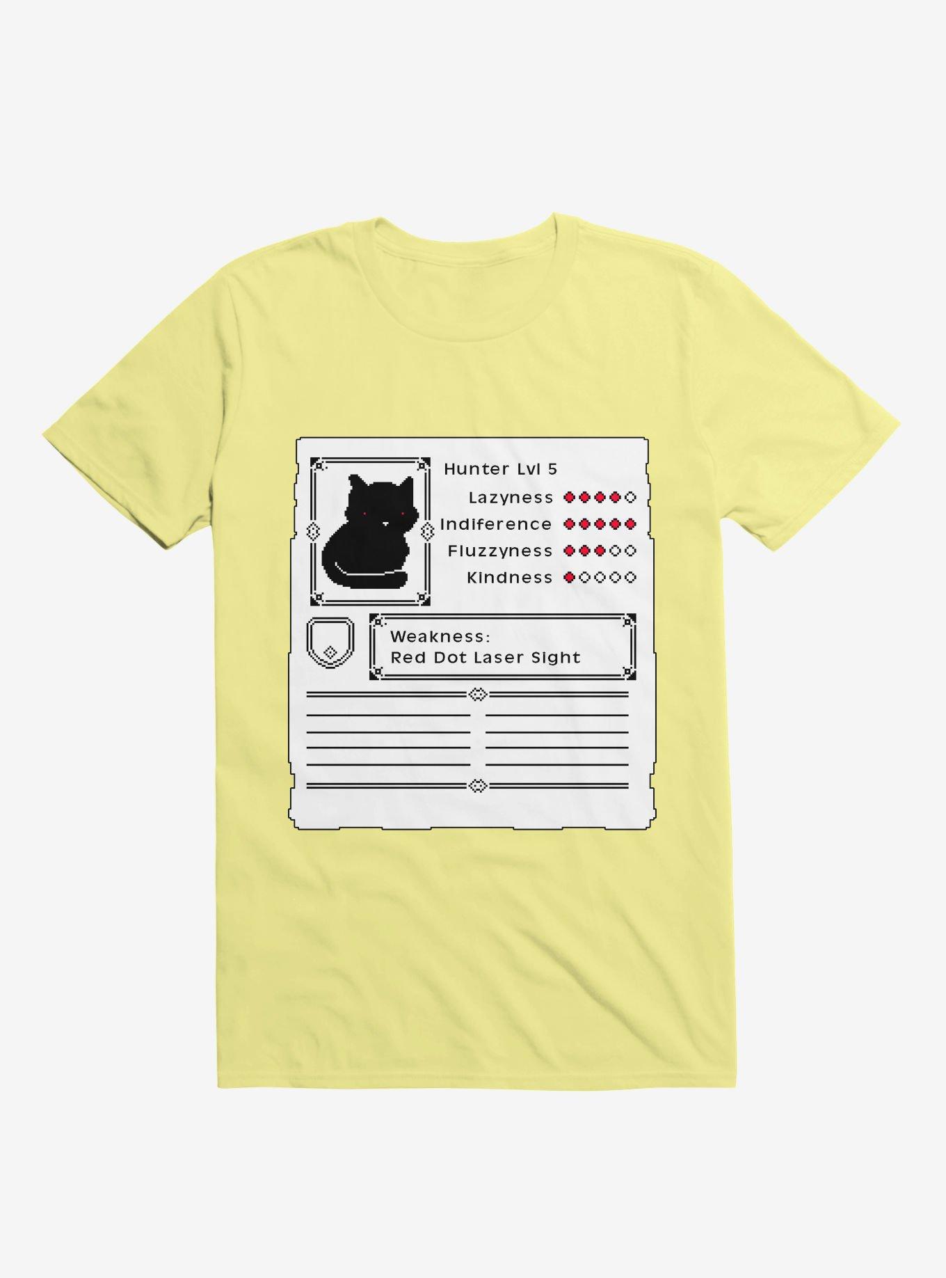 RPG Video Game Cat T-Shirt, CORN SILK, hi-res