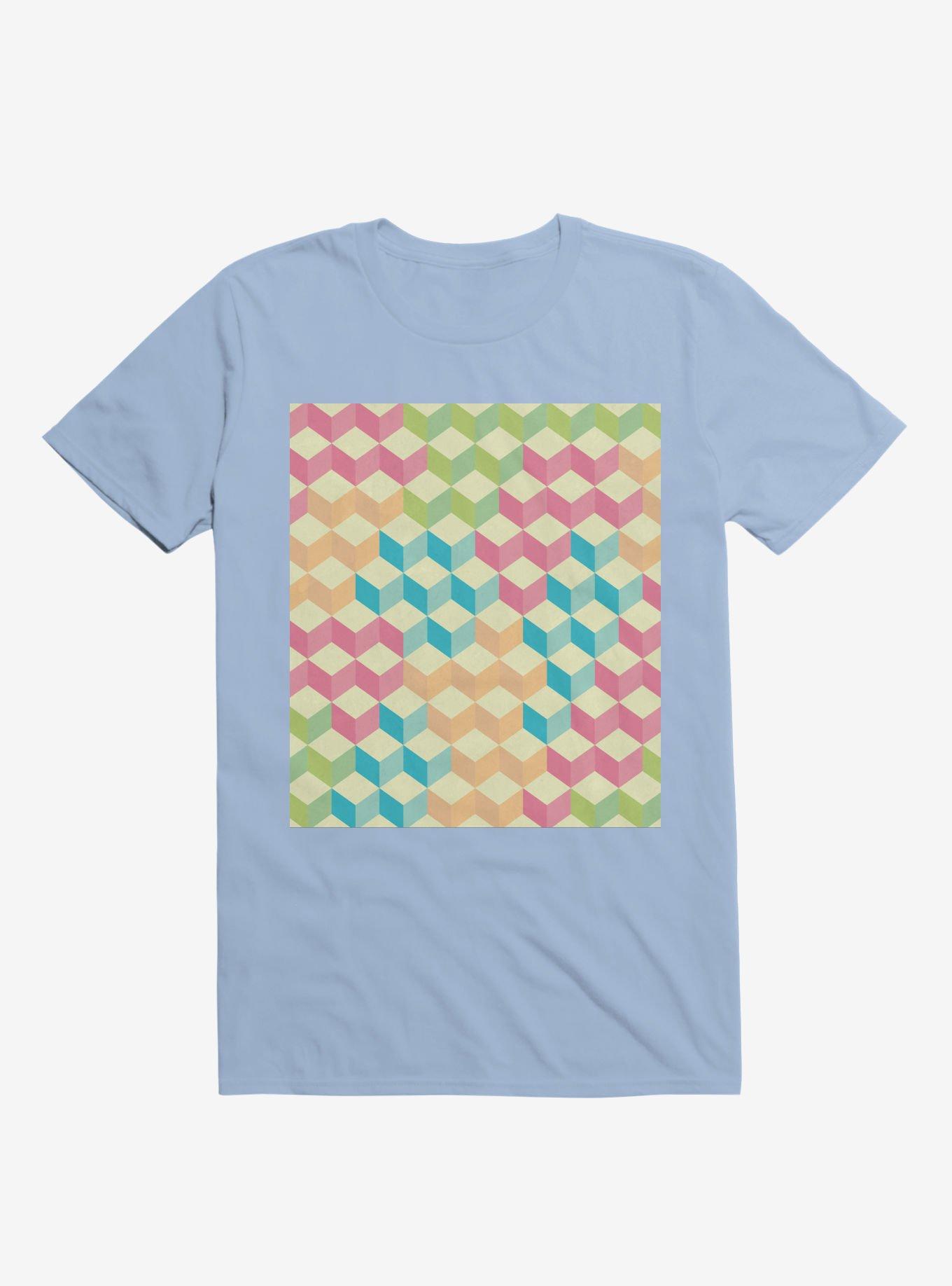 Sugar Cubes Geometric Pattern T-Shirt, , hi-res