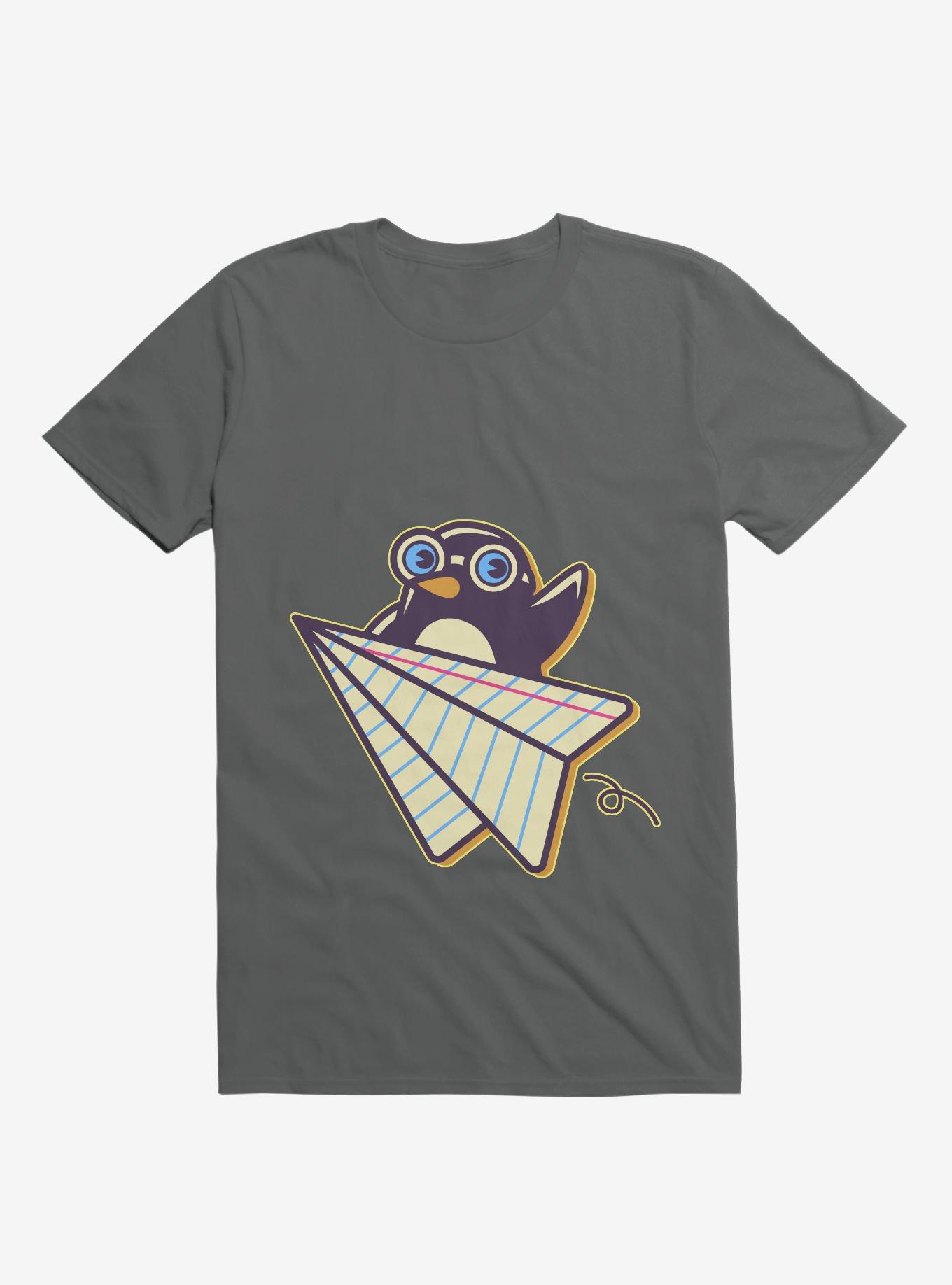 Travel Often Penguin T-Shirt, CHARCOAL, hi-res