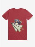 Travel Often Penguin T-Shirt, RED, hi-res