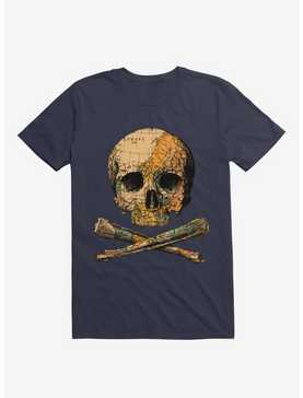Treasure Map Skull And Bones T-Shirt, , hi-res