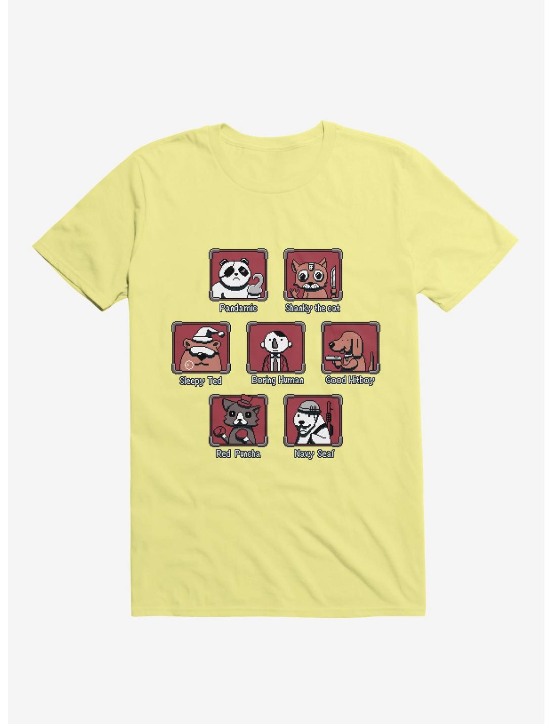 Video Game Characters T-Shirt, CORN SILK, hi-res