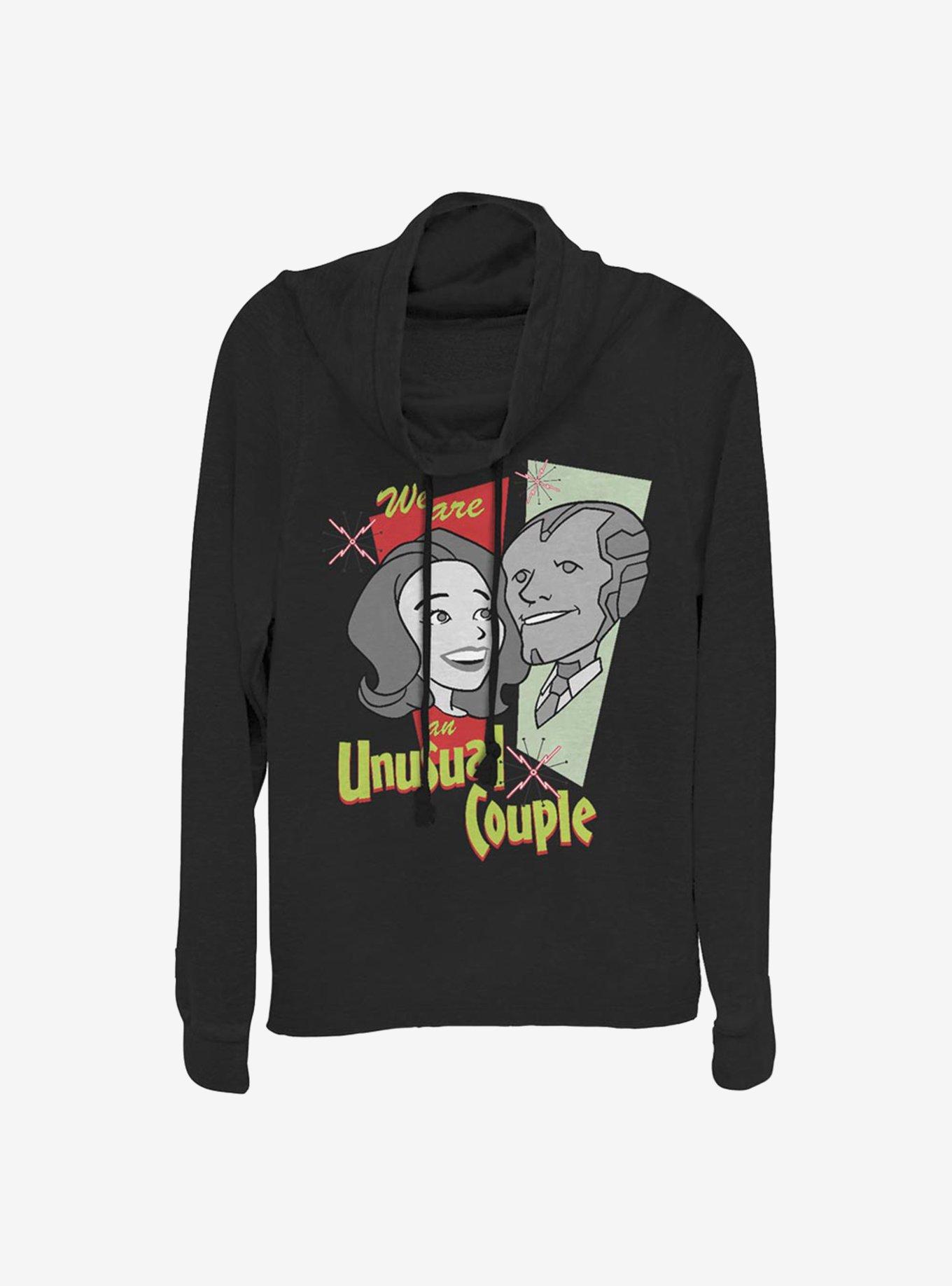 Marvel WandaVision Paired Couple Cowlneck Long-Sleeve Girls Top, , hi-res