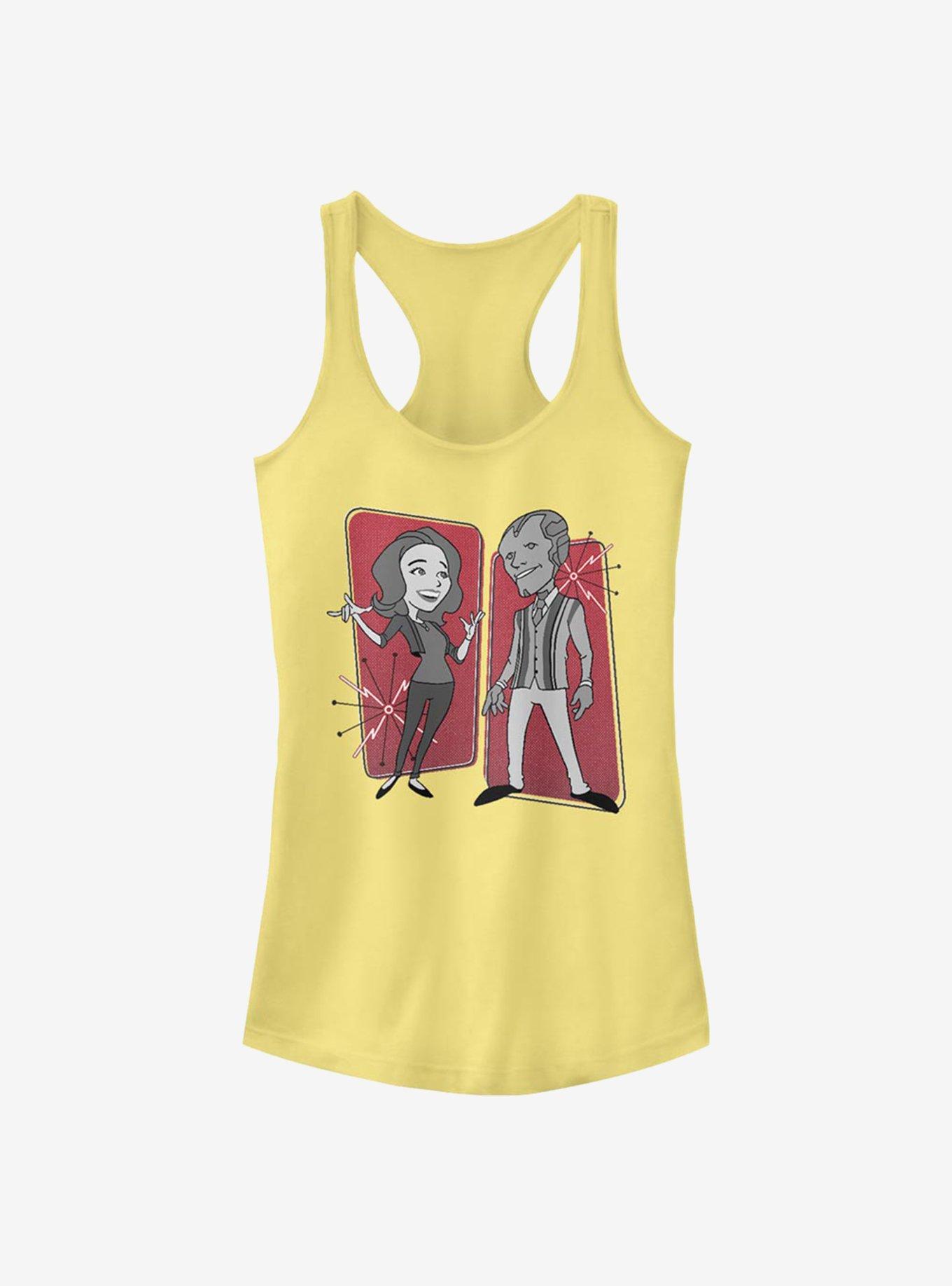 Marvel WandaVision Retro Panels Girls Tank, BANANA, hi-res