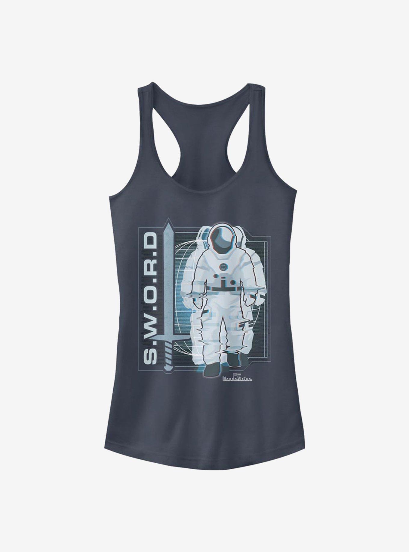 Marvel WandaVision S.W.O.R.D Glitch Girls Tank, INDIGO, hi-res