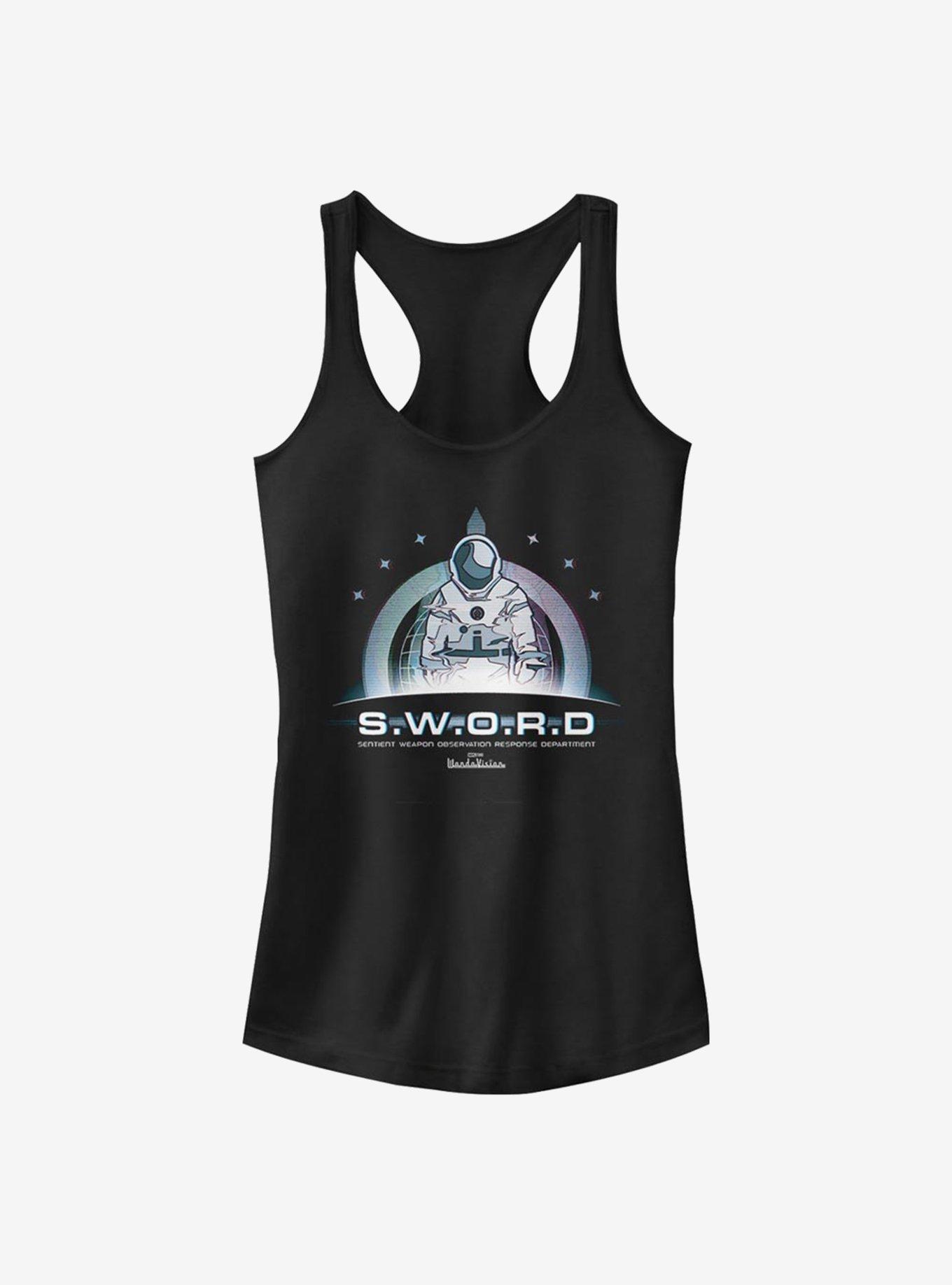 Marvel WandaVision S.W.O.R.D Sector Girls Tank, BLACK, hi-res