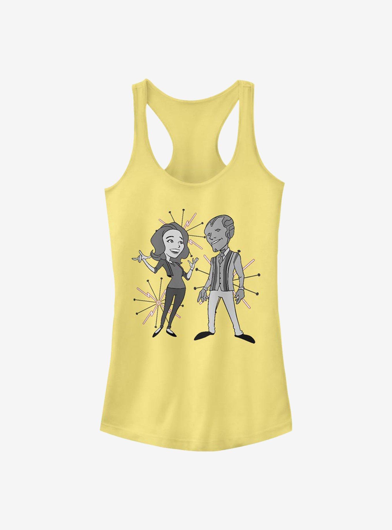 Marvel WandaVision The Couple Girls Tank, BANANA, hi-res