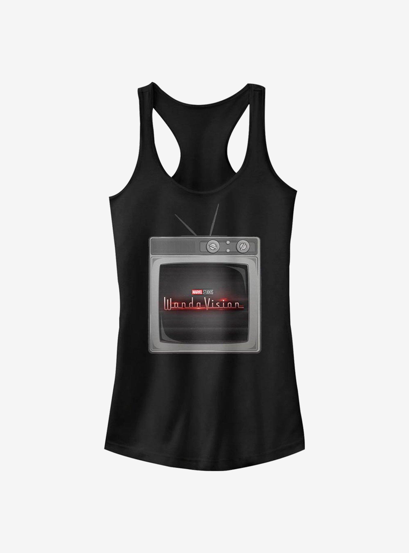 Marvel WandaVision Wanda TV Girls Tank, BLACK, hi-res