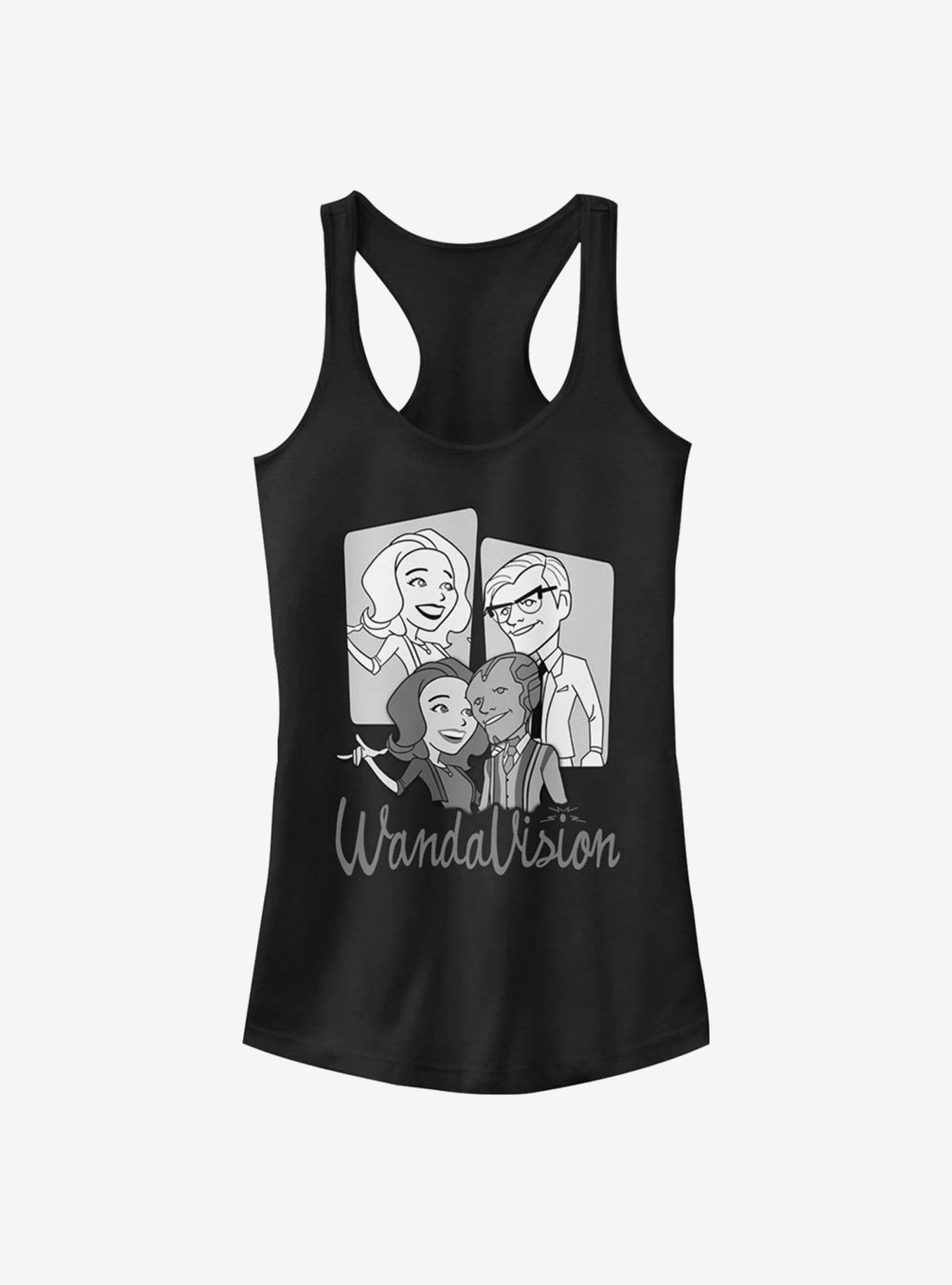 Marvel WandaVision WandaVision Character Panels Girls Tank, BLACK, hi-res