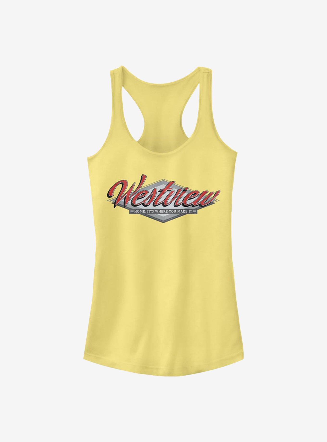 Marvel WandaVision Westview Girls Tank, BANANA, hi-res