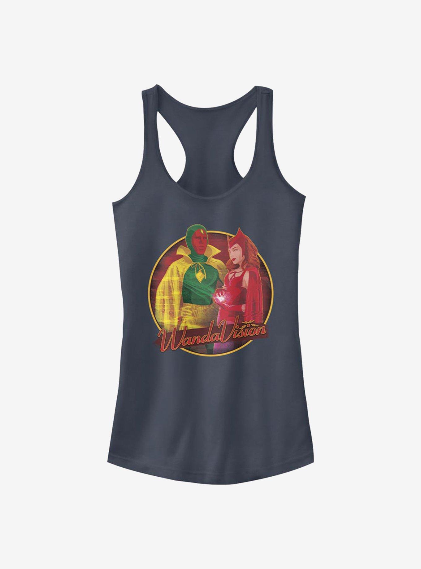 Marvel WandaVision Costumed Couple Girls Tank, INDIGO, hi-res