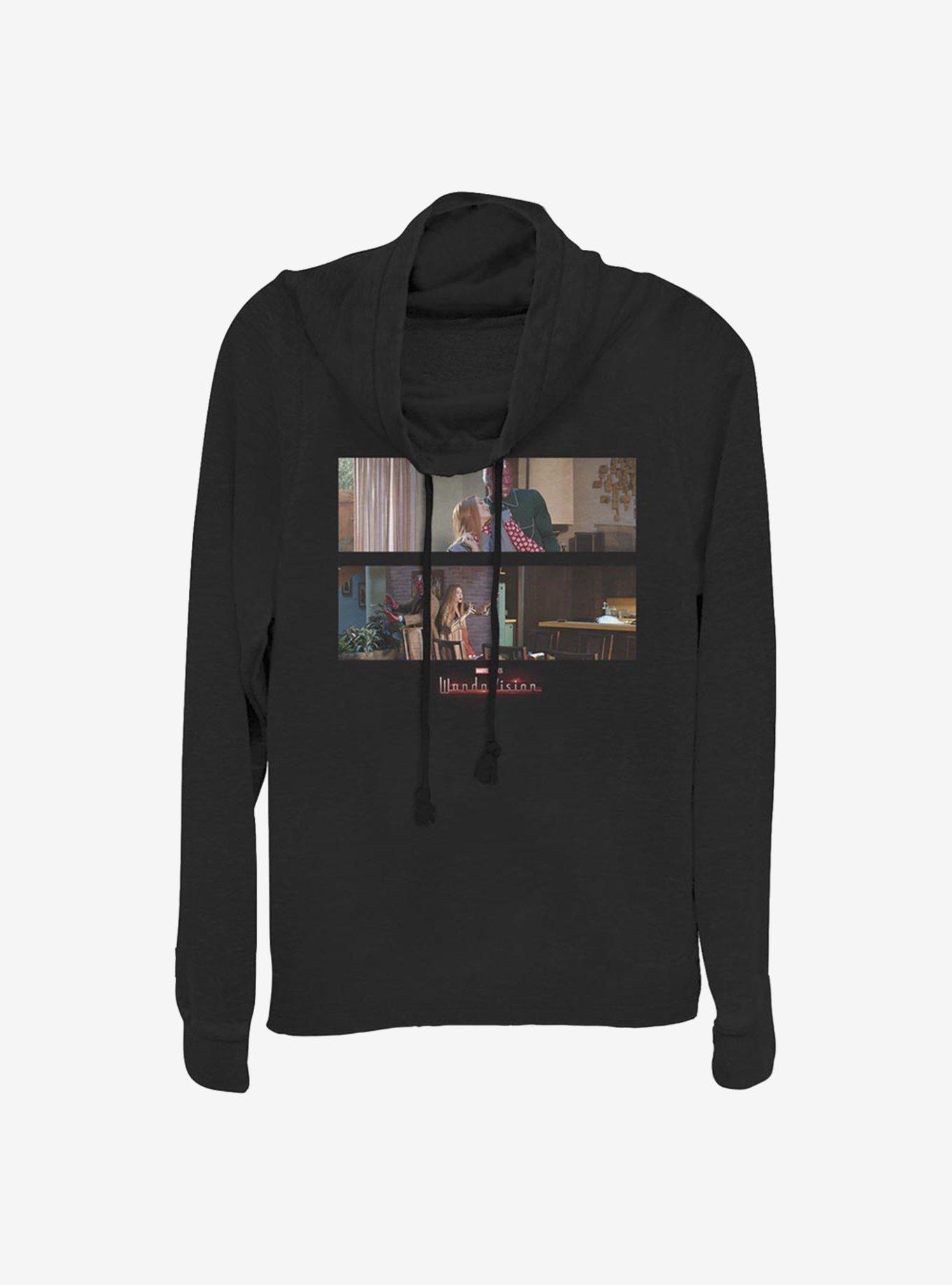 Marvel WandaVision The Couple Cowlneck Long-Sleeve Girls Top, , hi-res