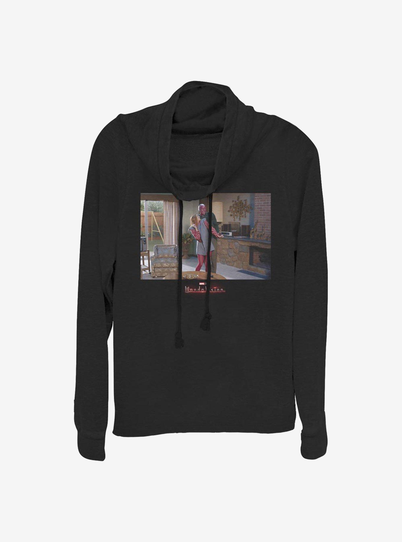 Marvel WandaVision The Era Cowlneck Long-Sleeve Girls Top, , hi-res