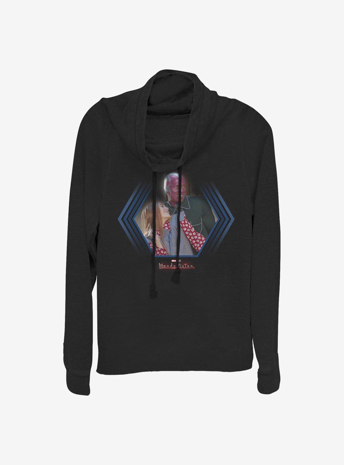 Marvel WandaVision Westview Couple Cowlneck Long-Sleeve Girls Top, , hi-res