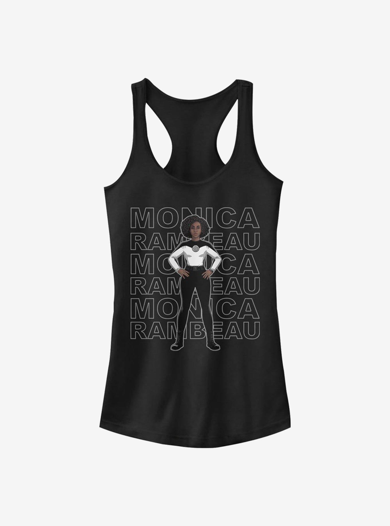 Marvel WandaVision Agent Monica Name Stack Girls Tank, , hi-res