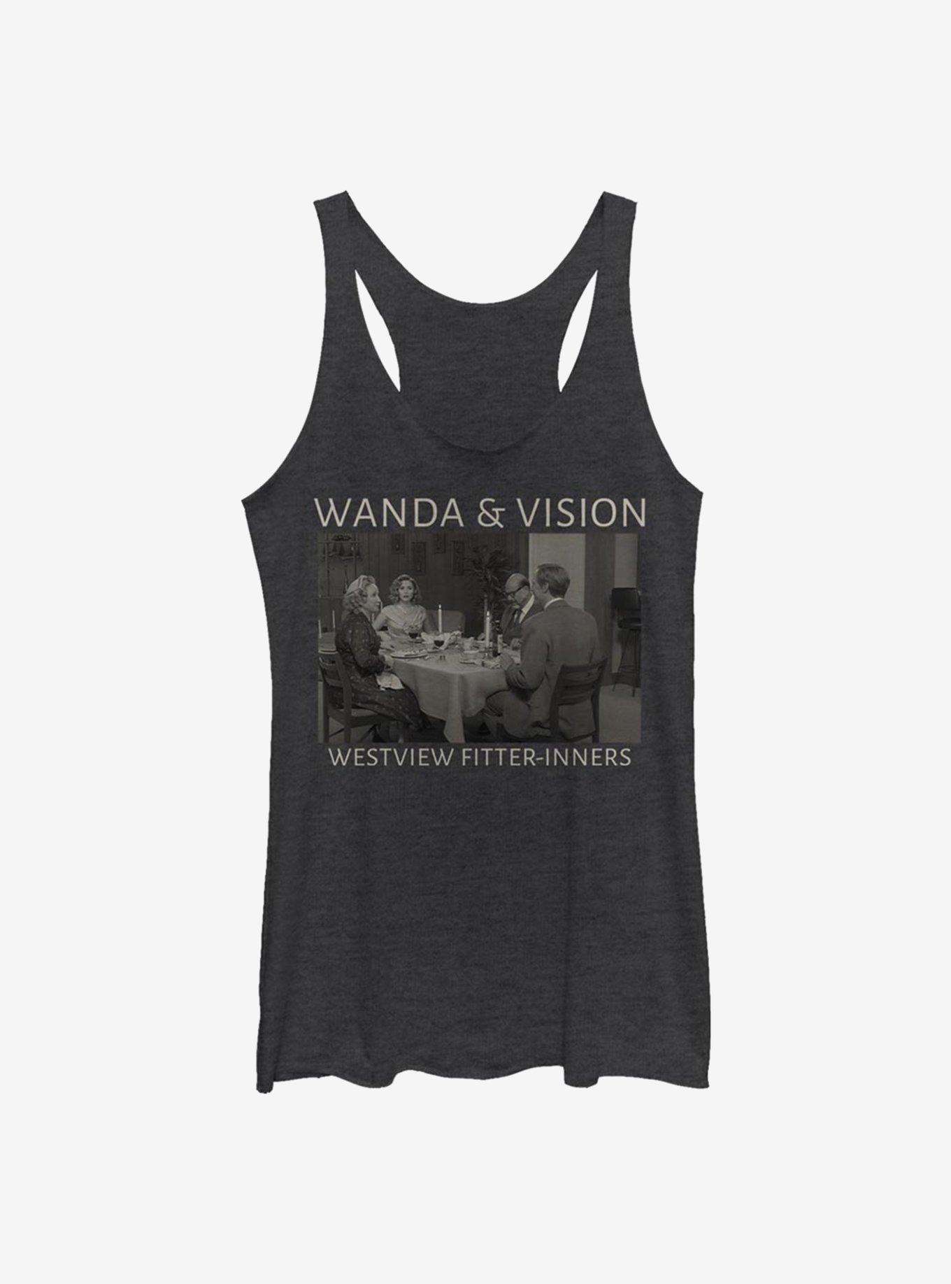 Marvel WandaVision Fitter-Inners Inners Girls Tank, BLK HTR, hi-res