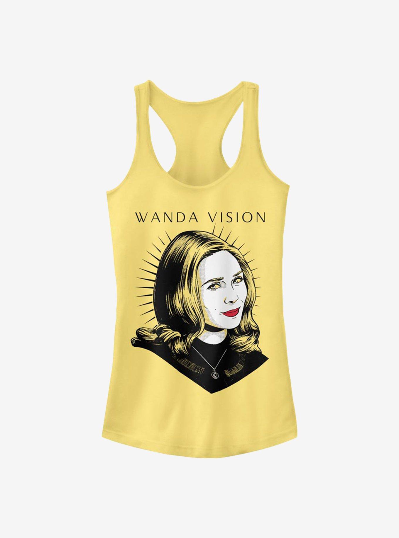 Marvel WandaVision Red Lip Wanda Girls Tank, BANANA, hi-res