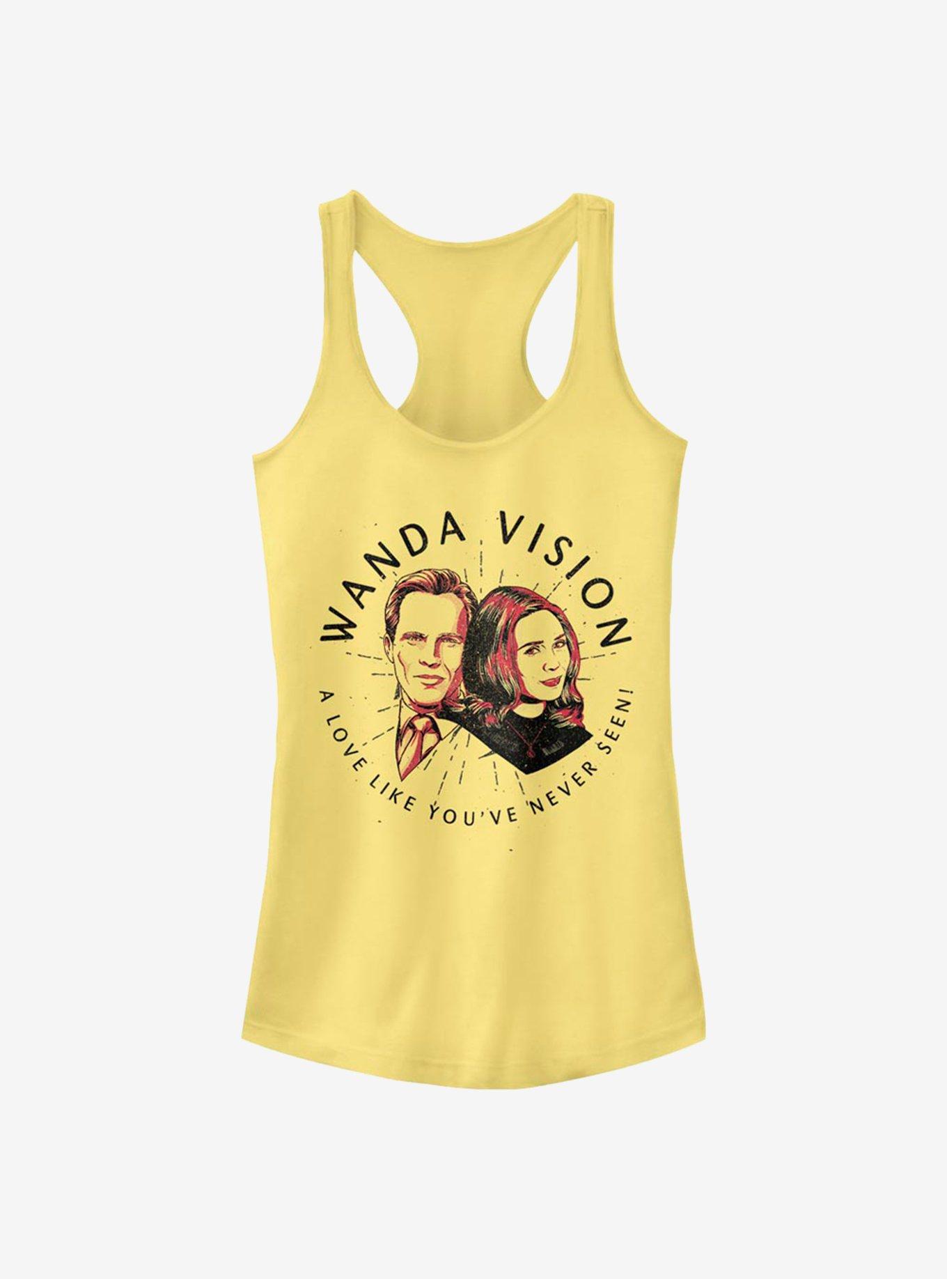 Marvel WandaVision Retro Unseen Love Girls Tank, BANANA, hi-res