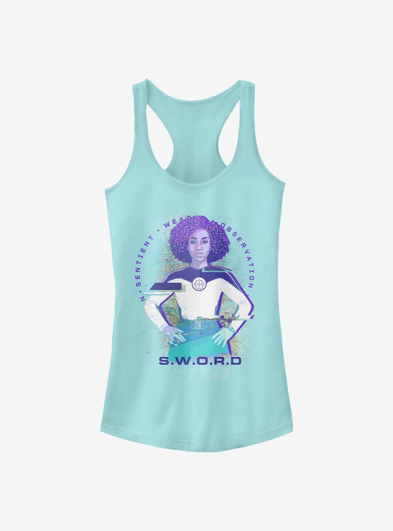 Marvel WandaVision S.W.O.R.D Agent Monica Glitch Girls Tank, , hi-res