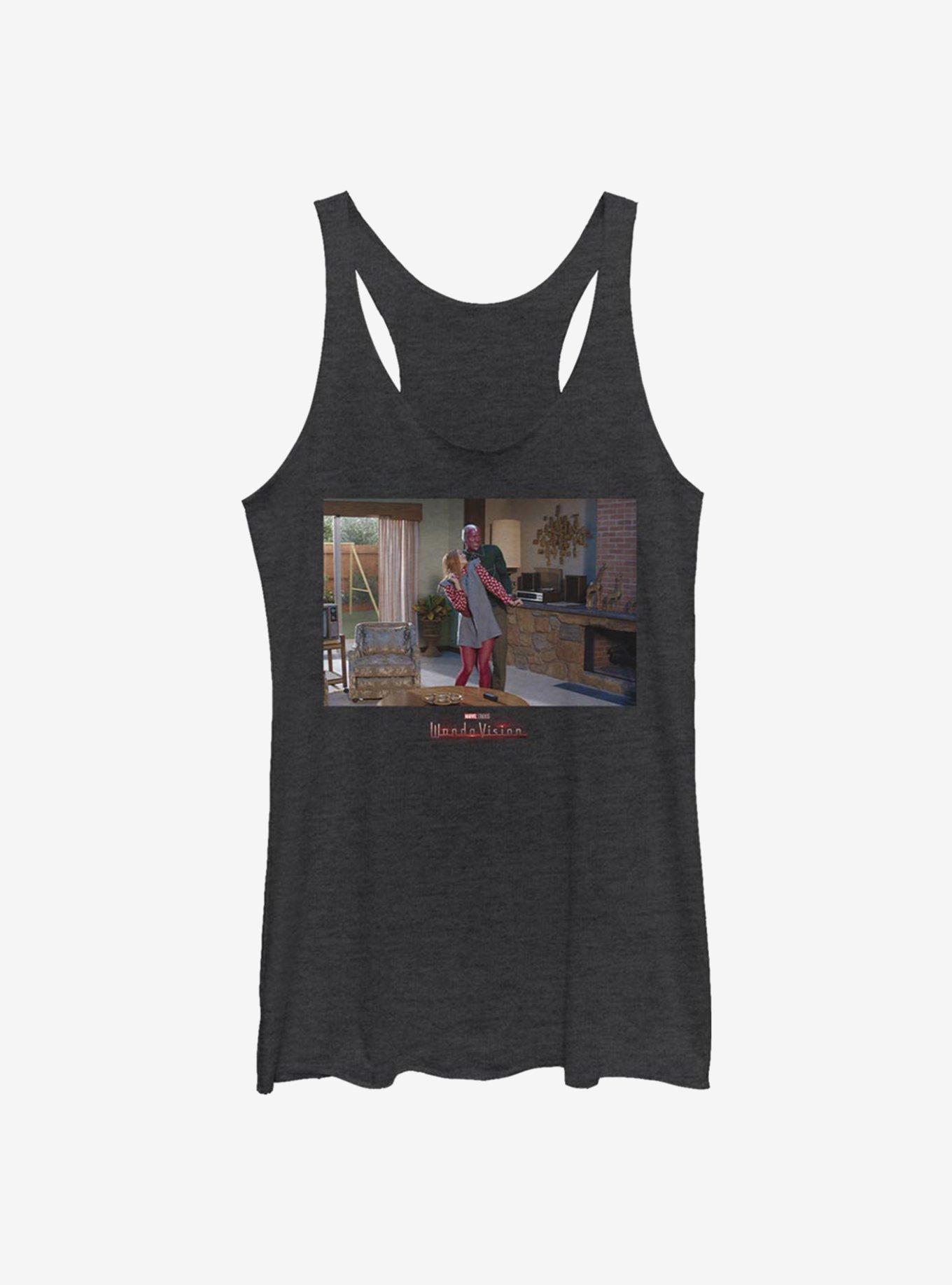 Marvel WandaVision The Era Girls Tank, BLK HTR, hi-res