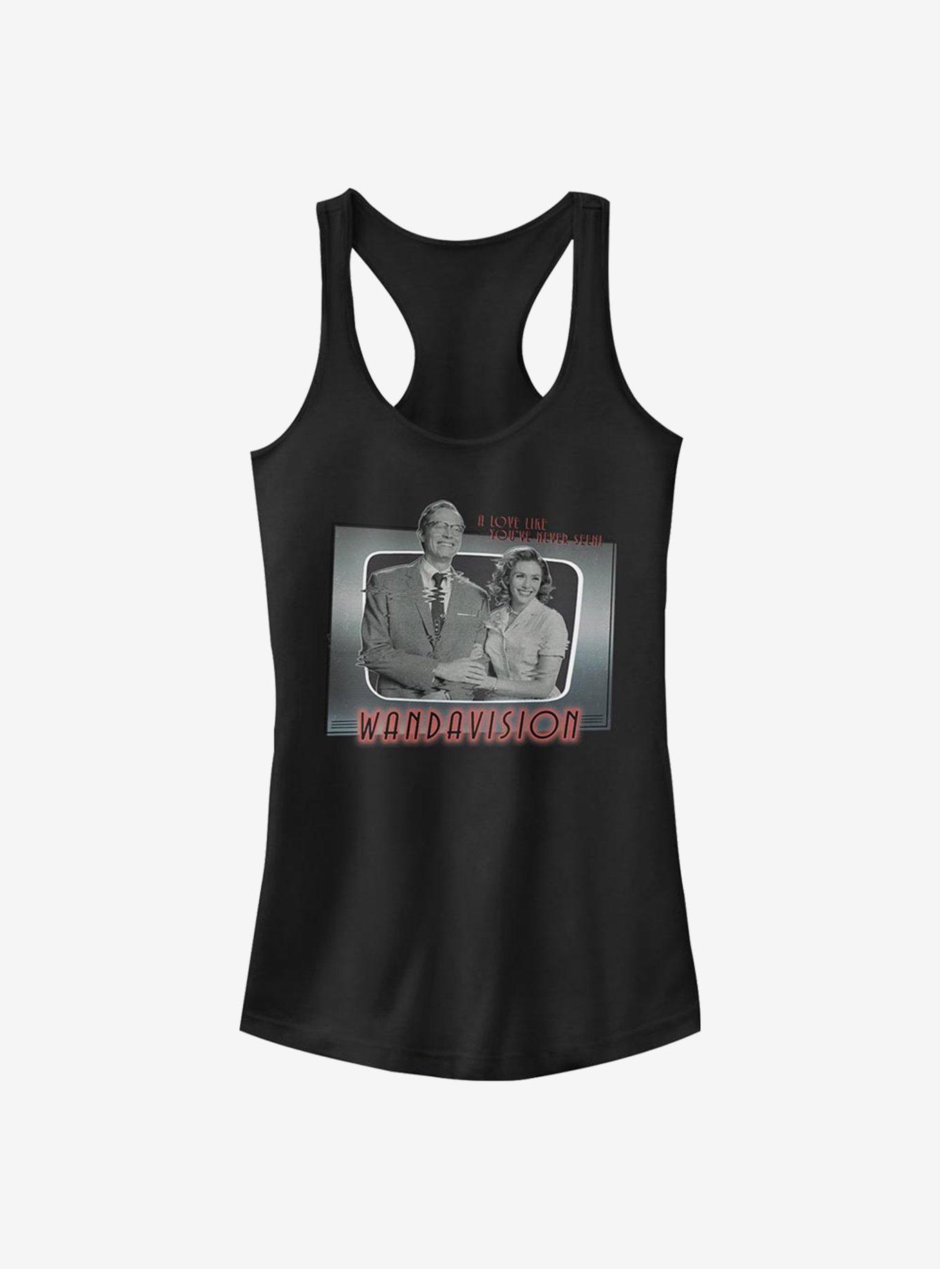 Marvel WandaVision Romantic Couple Girls Tank, BLACK, hi-res