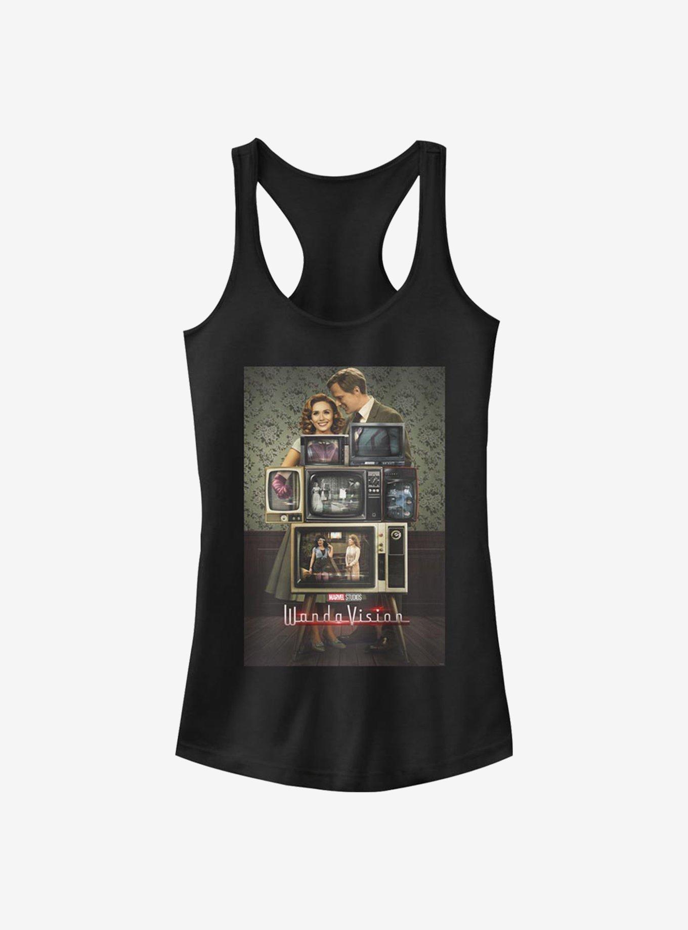 Marvel WandaVision Through The Years Girls Tank, BLACK, hi-res