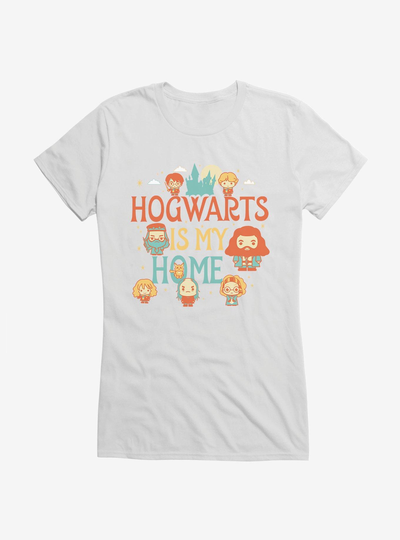 Harry Potter Hogwarts Is My Home Girls T-Shirt, WHITE, hi-res