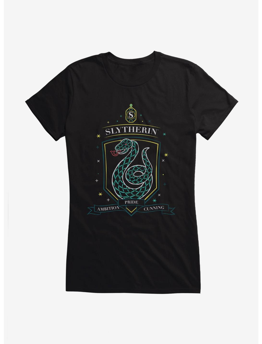 Harry Potter Slytherin Sketch Shield Girls T-Shirt, , hi-res